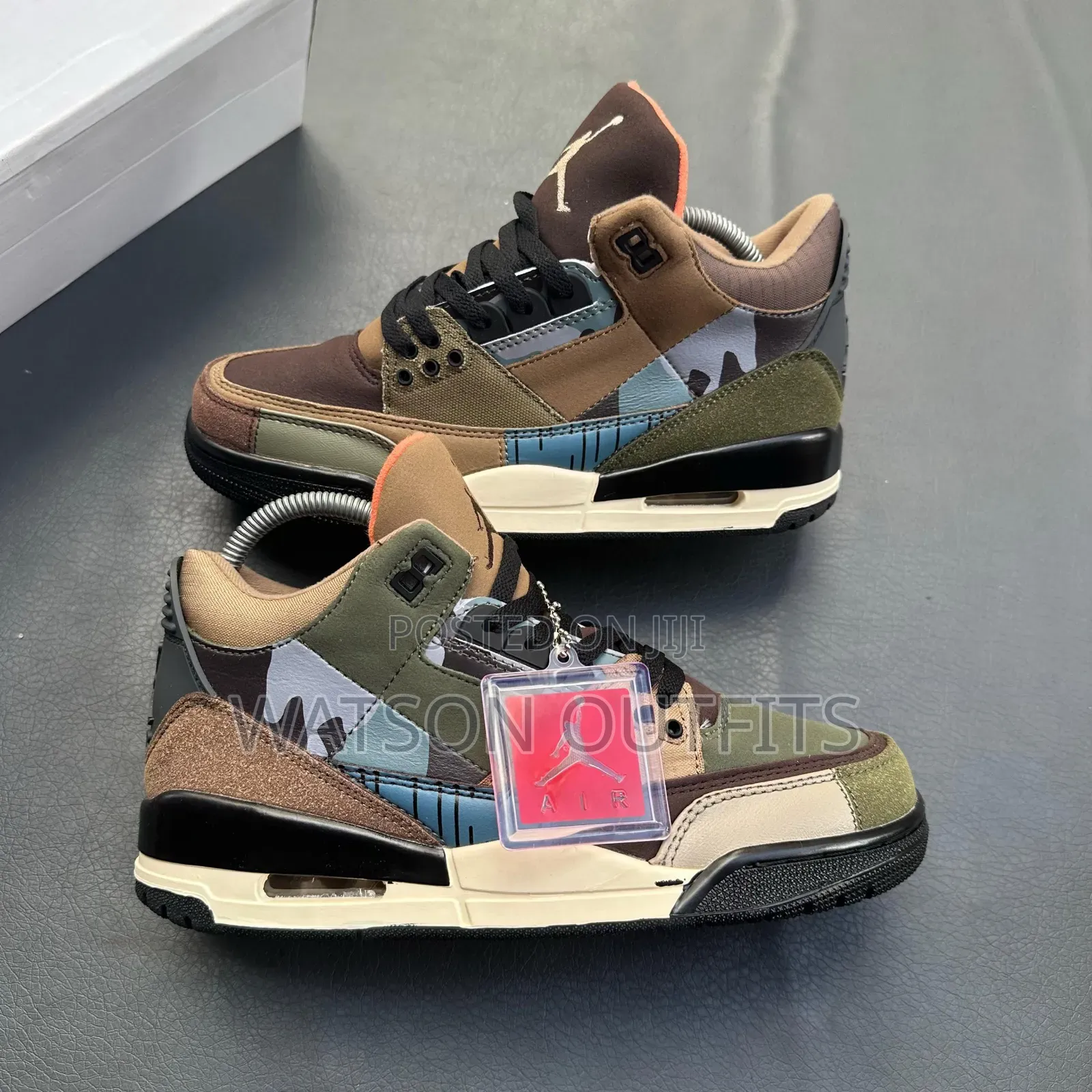 Men's Leather Shoes Air Jordan 3 and Brand New Very Stylish