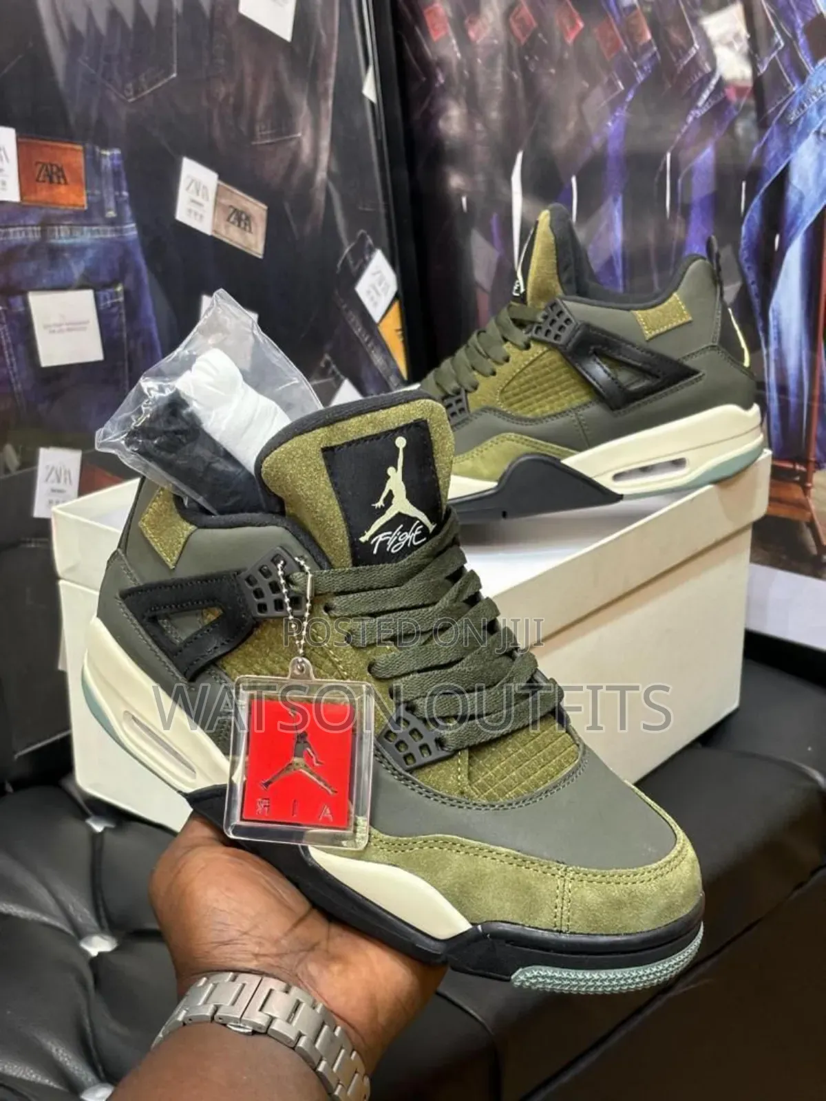 Men's Leather Shoes Air Jordan 3 and Brand New Very Stylish