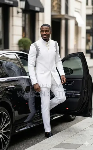 Men's New and Original Suits Totally Cream and Reddish Safari Suits