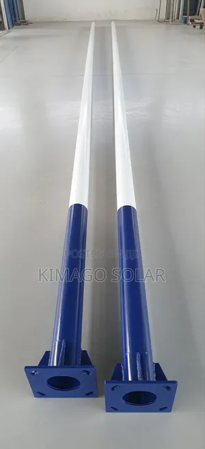 6m Steel Pole Class B Kwa Taa Za Solar Chini 3" Juu 2" Imara