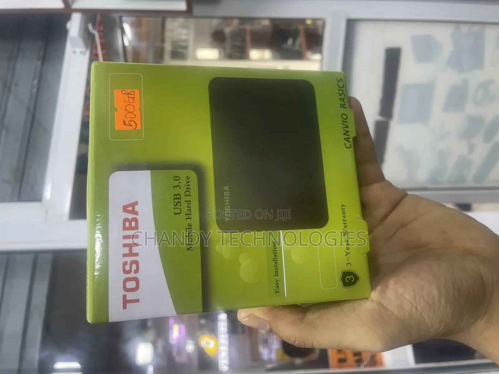500gb Toshiba External Hard Drive
