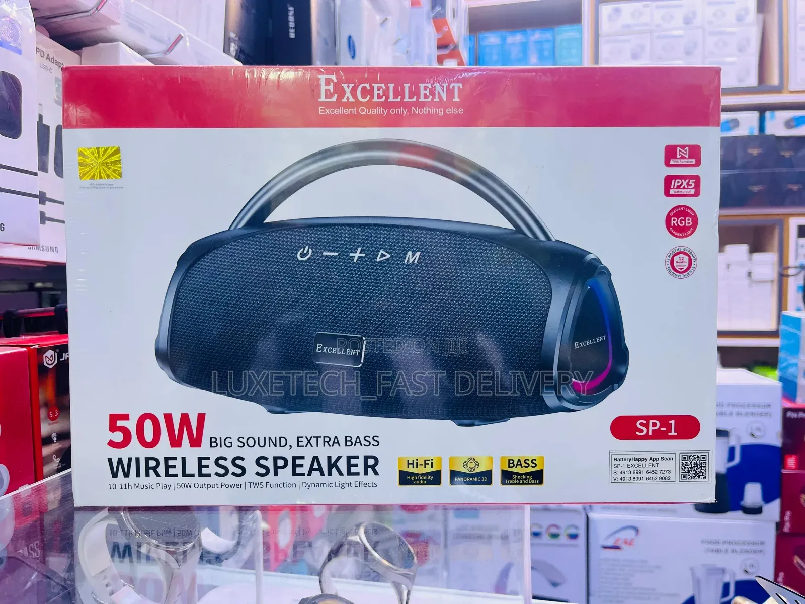 Excellent 50w Portable Bluetooth Speaker Sp-1