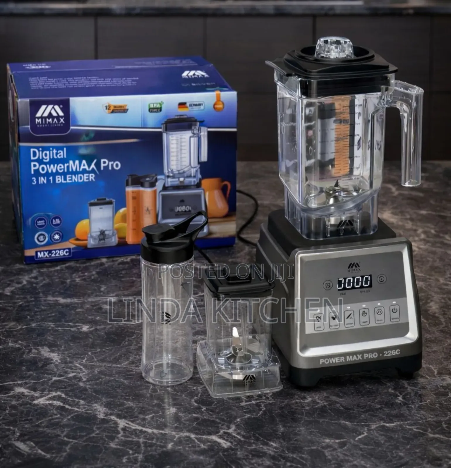 Mimax Digital Power Max Pro 3 in 1 Blender