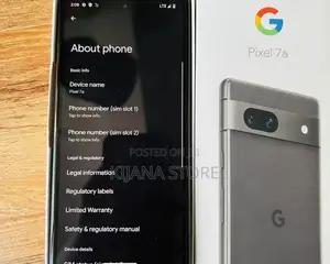New Google Pixel 7a 128 GB Black