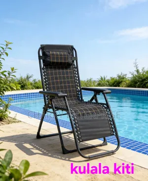 Portable and Comfortable Folding Chair Classic Design Kiti Cha Kukunja