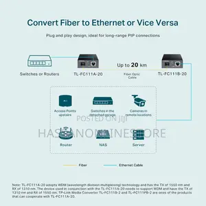 Tp-Link Fc111a-20 10/100 MBPS WDM Media Converter