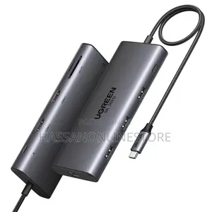 Ugreen 10-in-1 Usb-C Hub Dual Hdmi at 30hz, 100w Pd