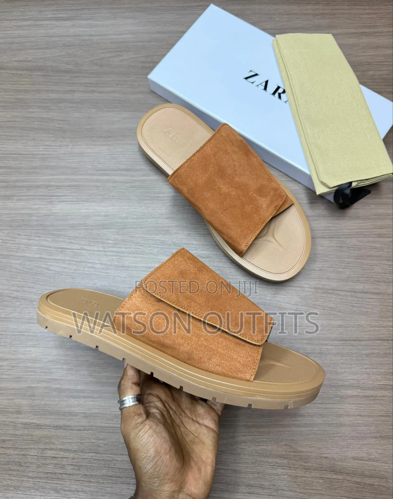 Givenchy Zara Brands Men's Original Leather Sandals