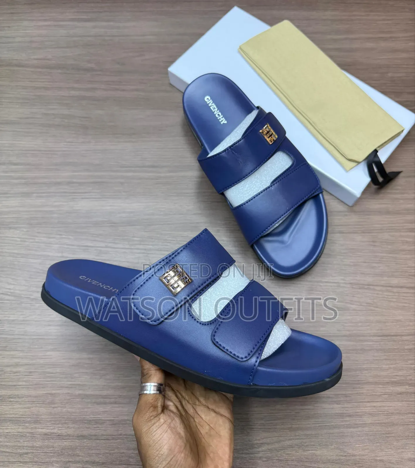 Givenchy Zara Brands Men's Original Leather Sandals