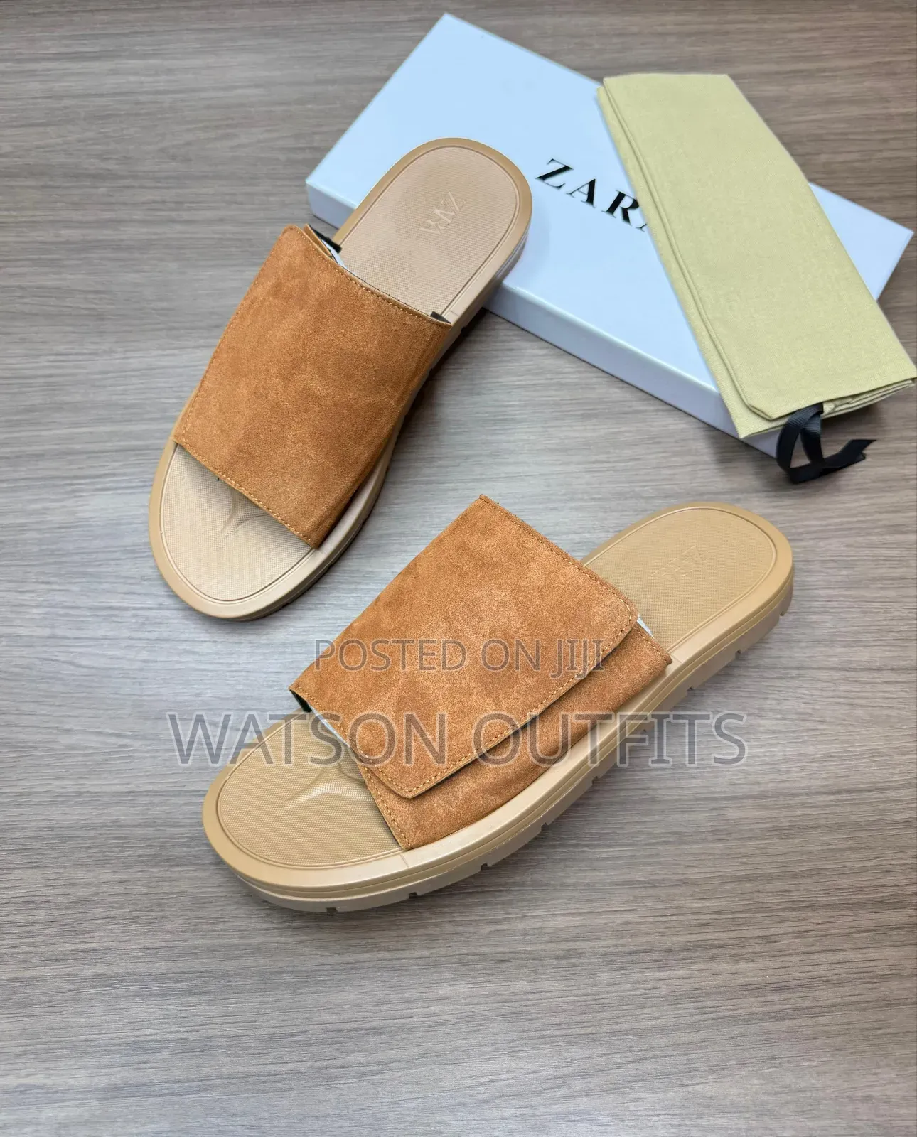 Givenchy Zara Brands Men's Original Leather Sandals