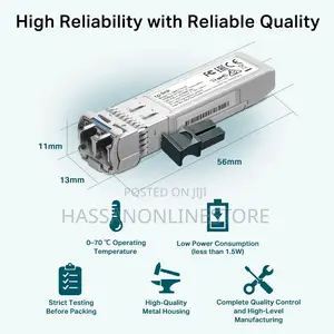 Tp-Link Sm5110-Lr Omada 10gbase-Lr Sfp+ Lc Transceiver