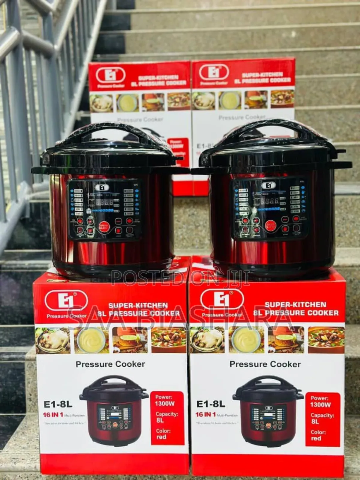 E1 Electric Pressure Cooker 8l