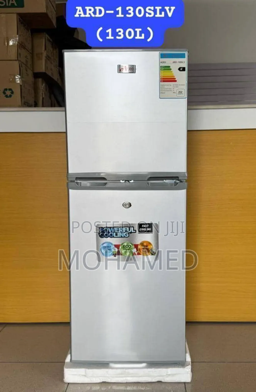 Aero Double Door Refrigerator 130l (Ard-130slv)