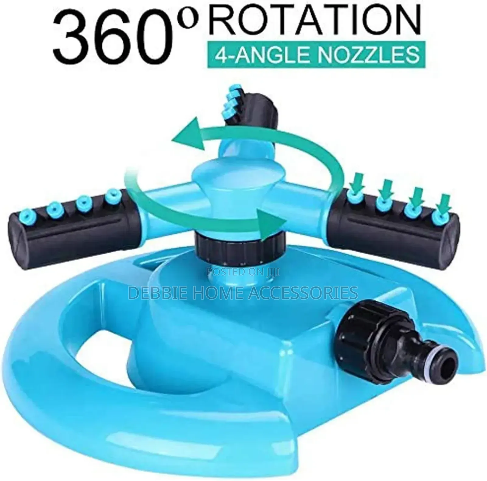 Automatic 360° Rotating Garden Water Sprinkler