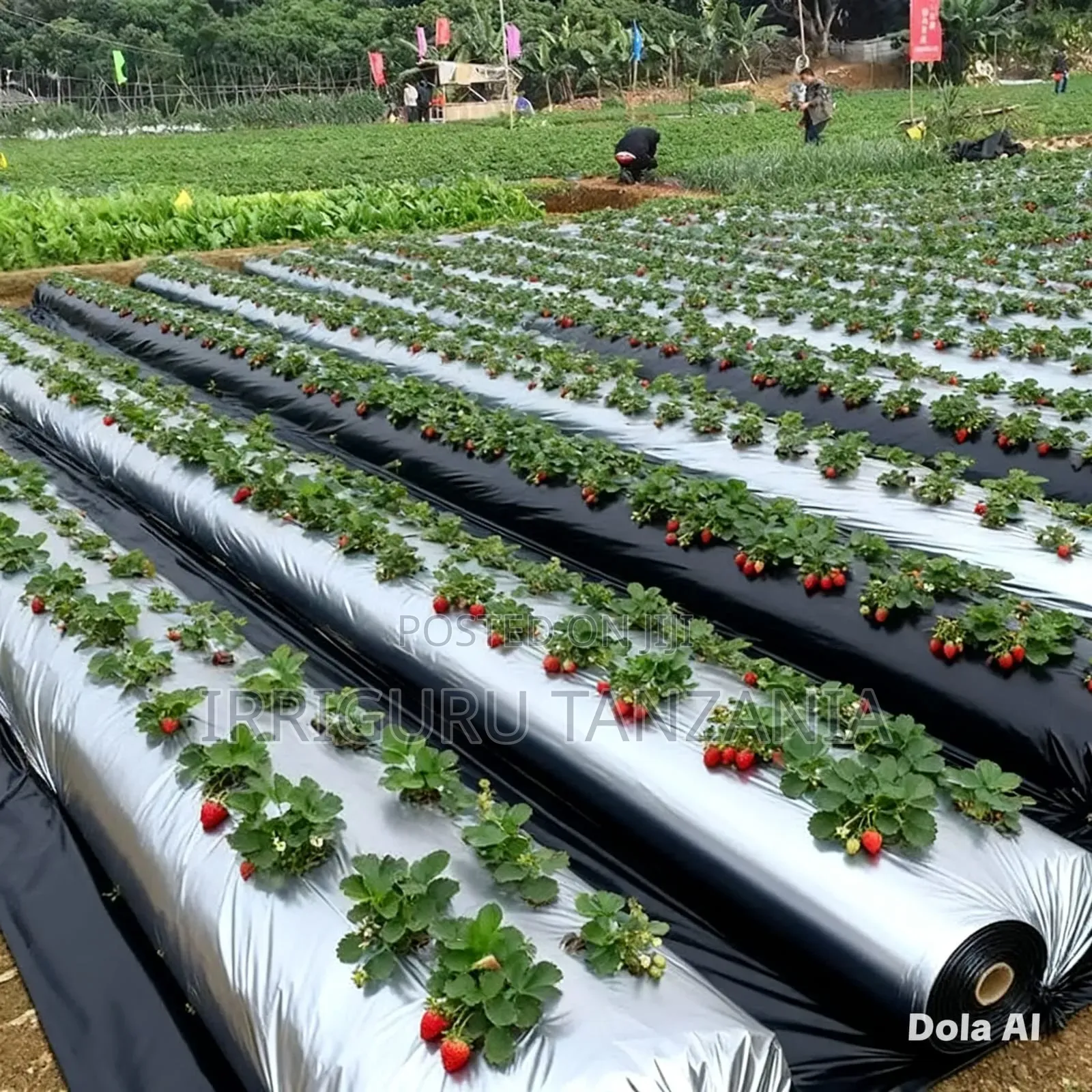 Silver/Black Mulch