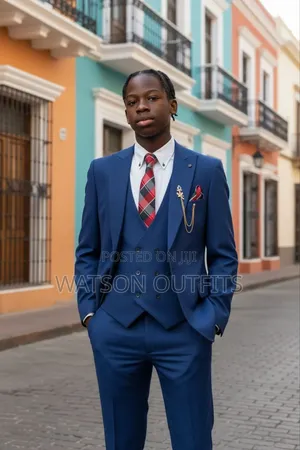 Black and Blue Brand New Men's Original Suits