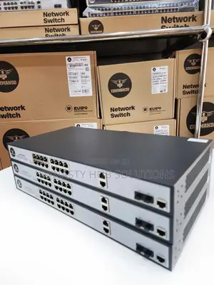E2000-16gp+8cf 16 Gigabit Poe+ Manageable Commando Switch