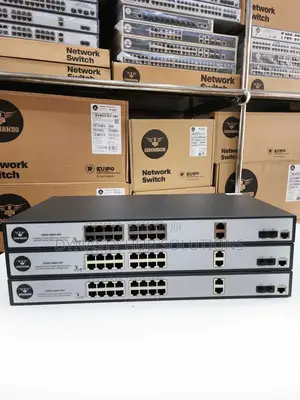 E2000-16gp+8cf 16 Gigabit Poe+ Manageable Commando Switch