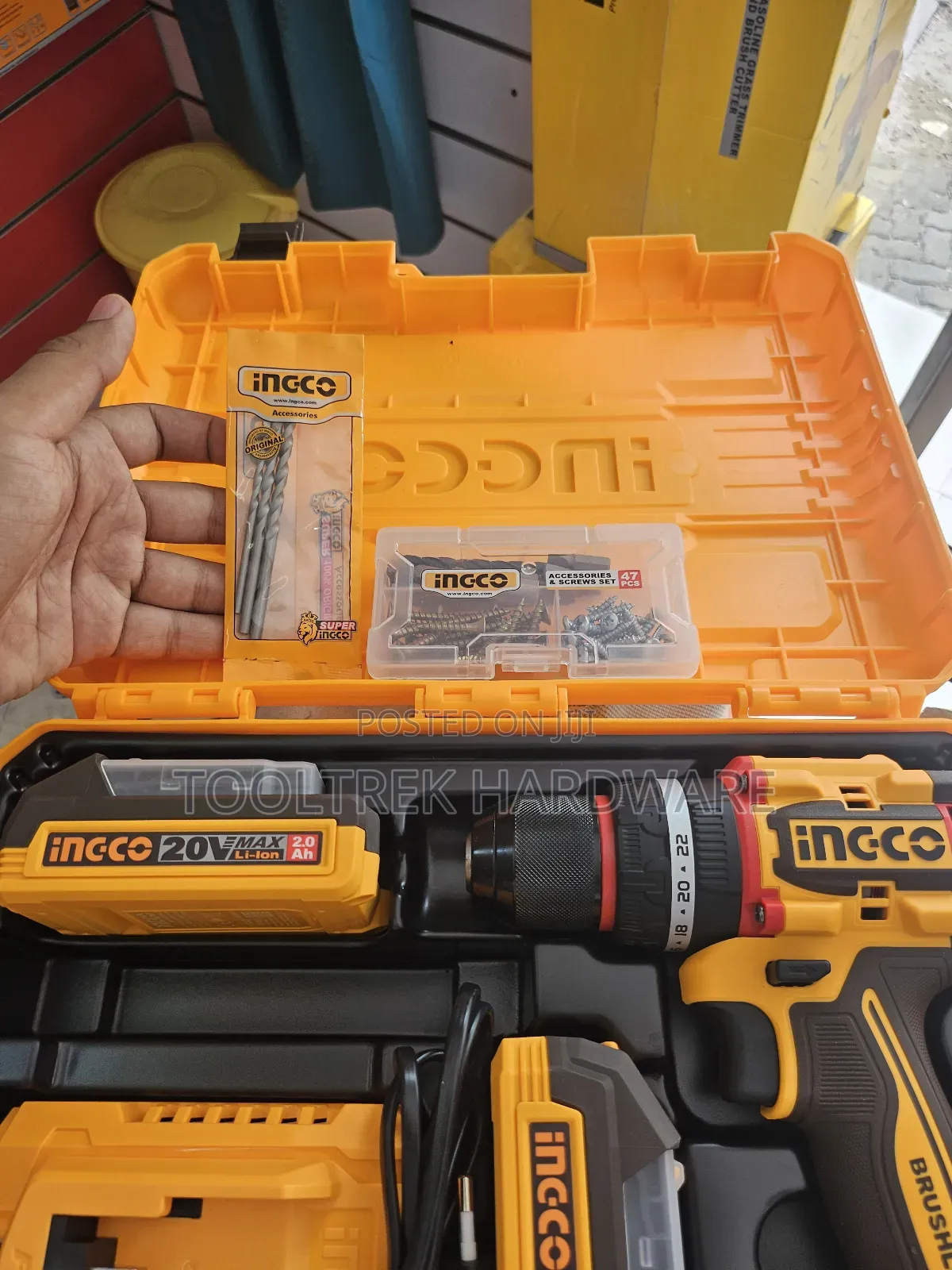 Ingco Brushless Cordless Impact Drill 66nm
