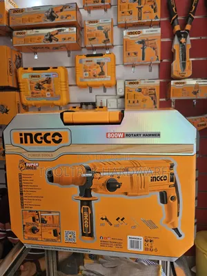 Ingco 800w Rotary Hammer 2 Chucks.