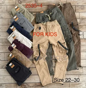 Kid's Casual Fashion High-Quality Mult-Pockets Pants.