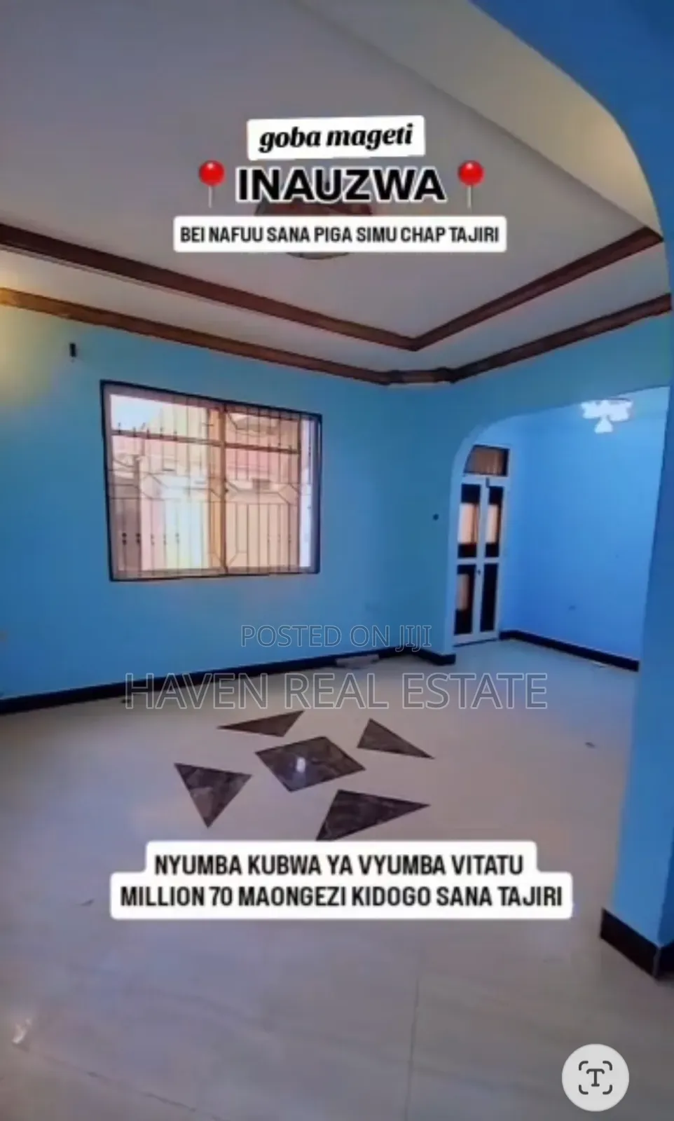 3bdrm House in Goba for sale