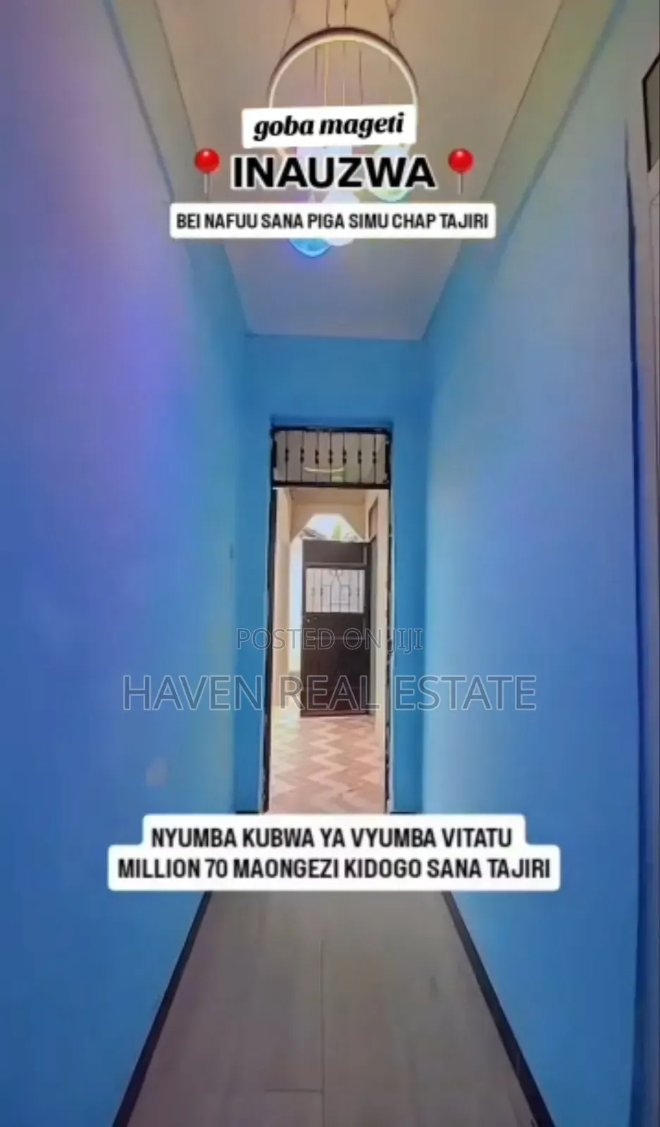 3bdrm House in Goba for sale