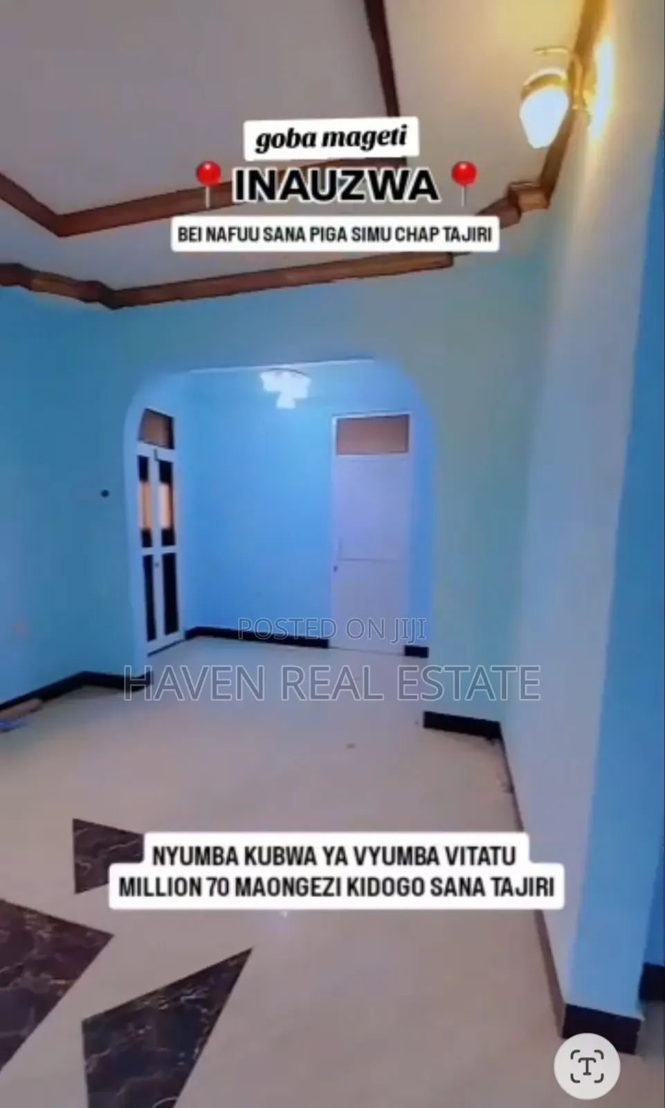3bdrm House in Goba for sale