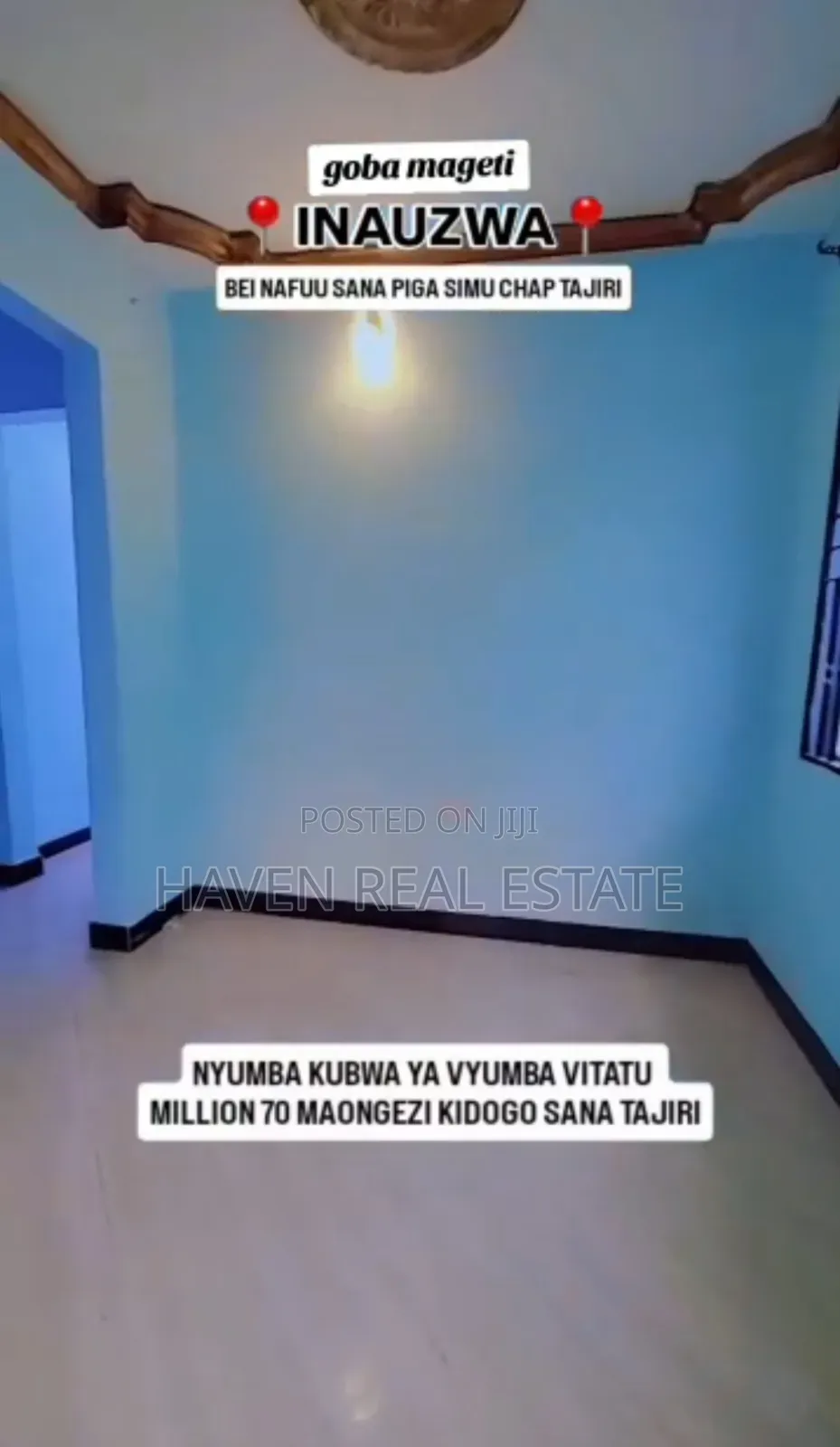 3bdrm House in Goba for sale