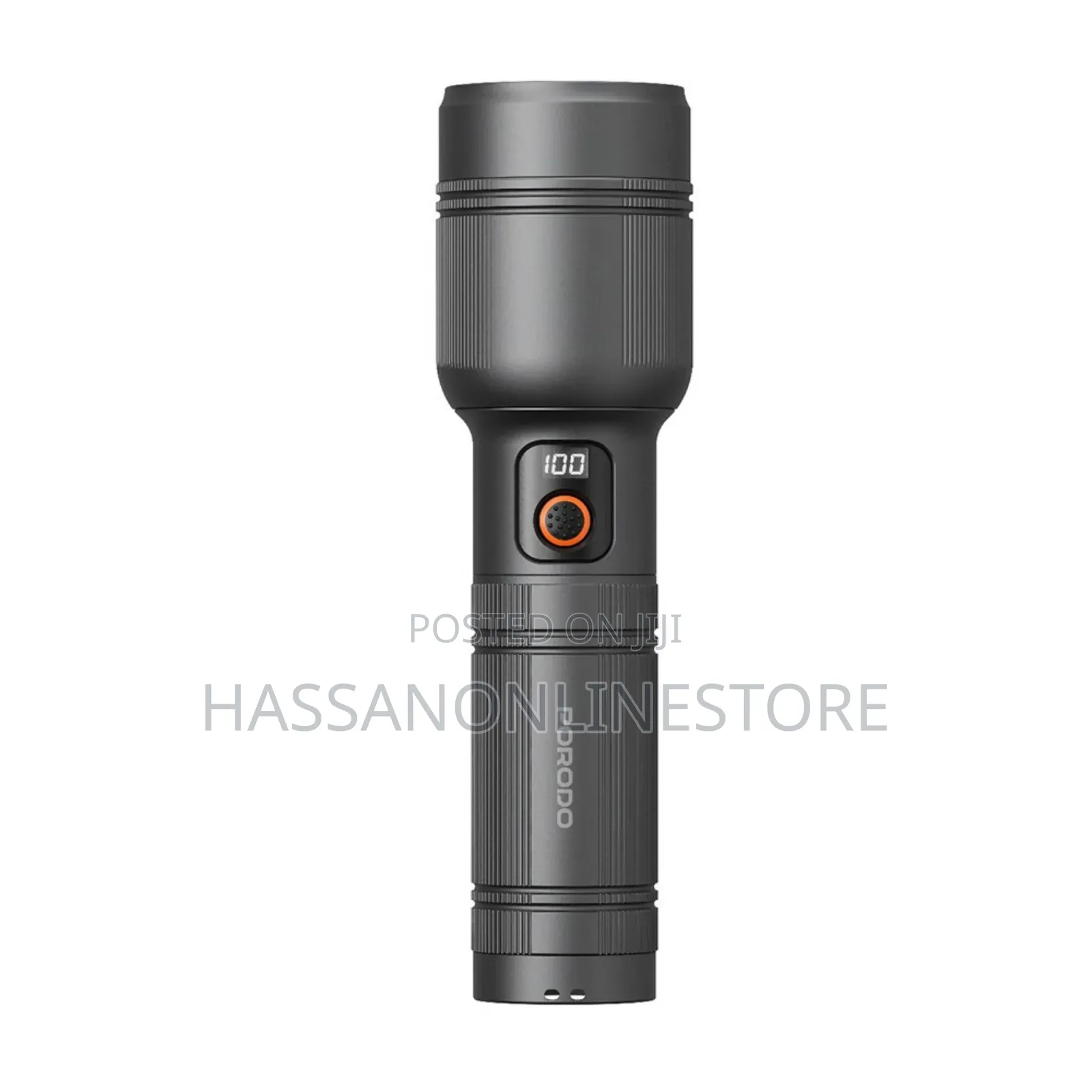 Porodo Lifestyle Lumalite 2600 Rechargeable Flashlight - Grey