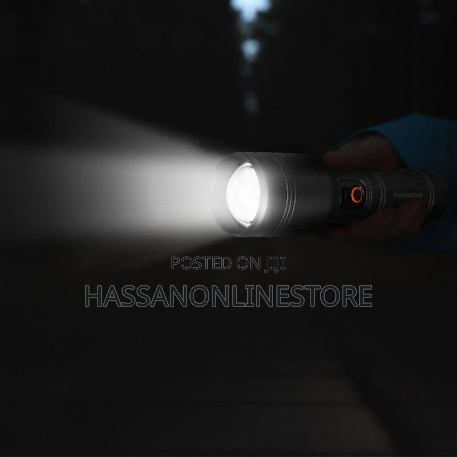Porodo Lifestyle Lumalite 2600 Rechargeable Flashlight - Grey