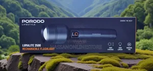 Porodo Lifestyle Lumalite 2500 Rechargeable Flashlight - Grey
