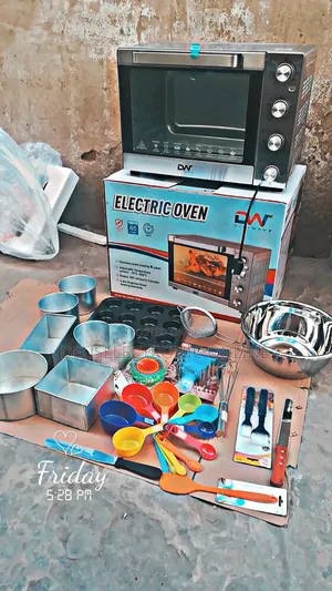 Full Set Ya Vifaa Vya Cake Pamoja. Na Oven 65l