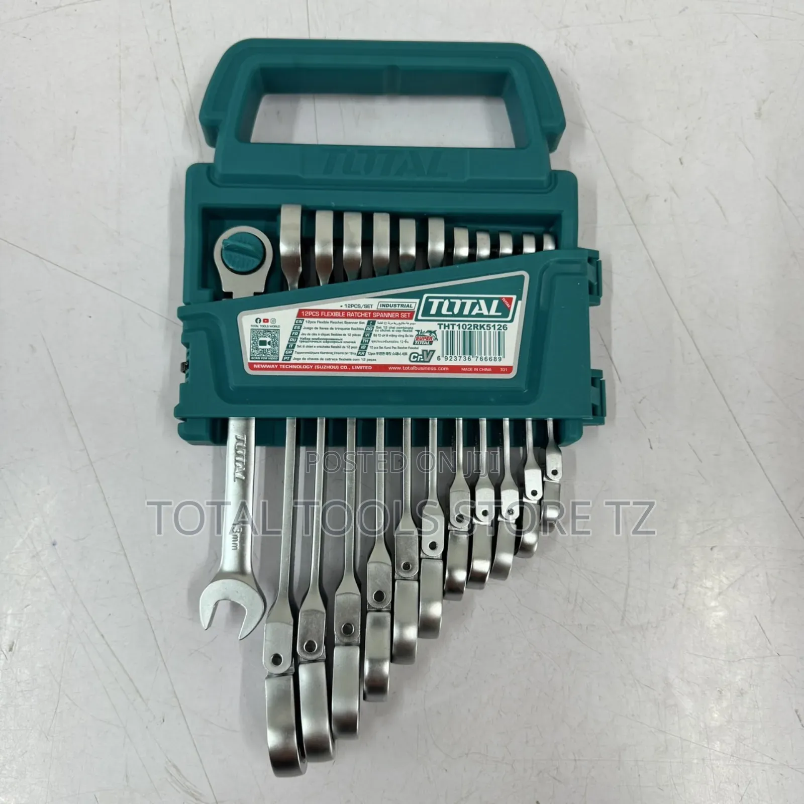 Total Spanner Set 9.1 Combination Ratchet Type / 12pcs/Set