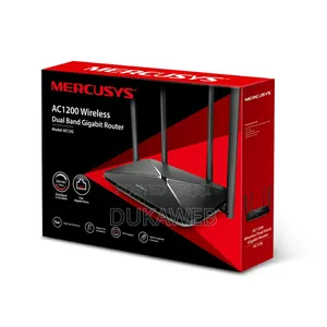 Mercusys Ac12g Gigabit Router – Dual-Band Ac1200/Ac1300 – 4 Antennas