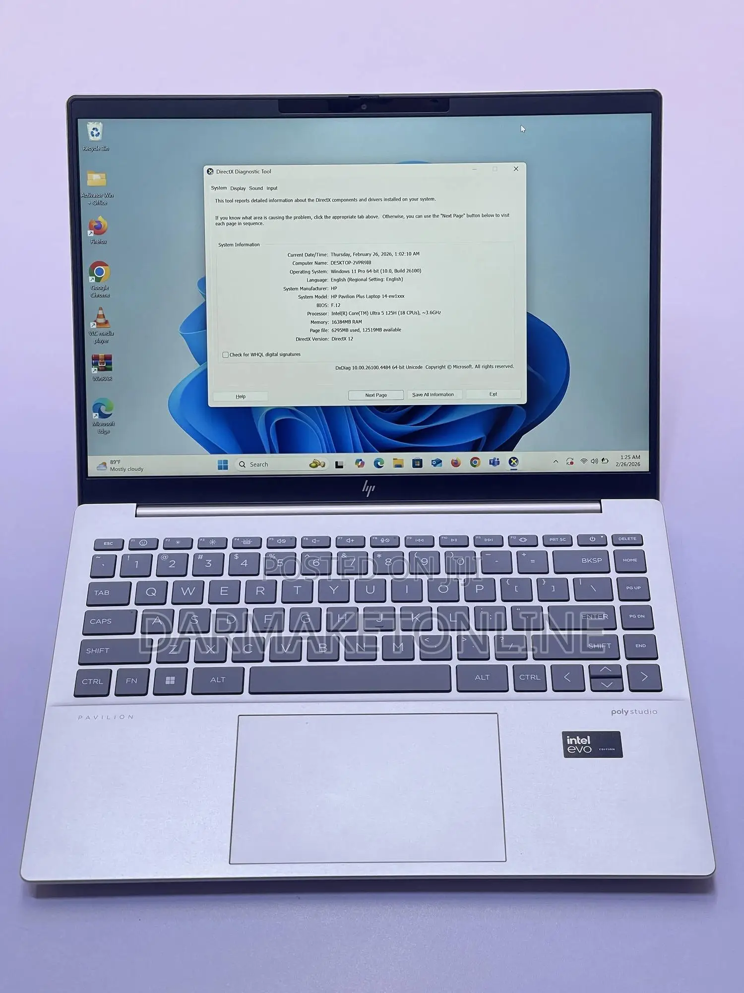 Laptop HP Pavilion 14-ce1000 16GB Intel Core Ultra 5 SSD 512GB