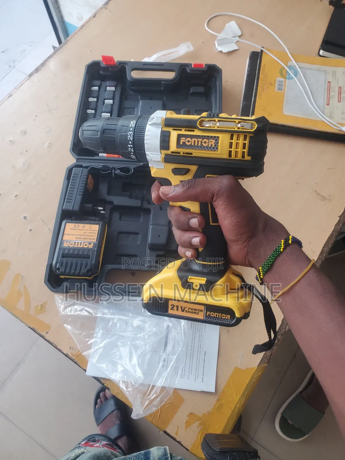 Cordless Drill (Drill Ya Kuchaji ) 21v New Product