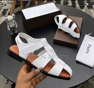 Men's Leather Sandals or Sendo Pedro Brand New Materials Original