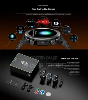 Oraimo Watch Pro X Amoled Ip68 With 2 Replaceable Watch Cases Straps