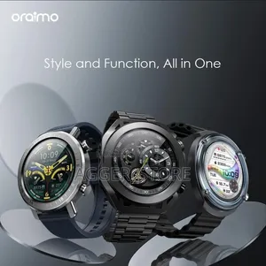 Oraimo Watch Pro X Amoled Ip68 With 2 Replaceable Watch Cases Straps