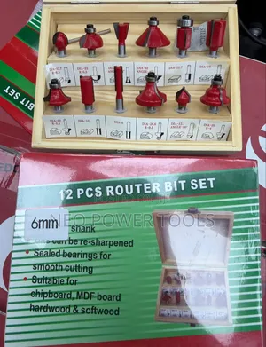 Router Bit ( Visu Vya Router) 12pc 6mm