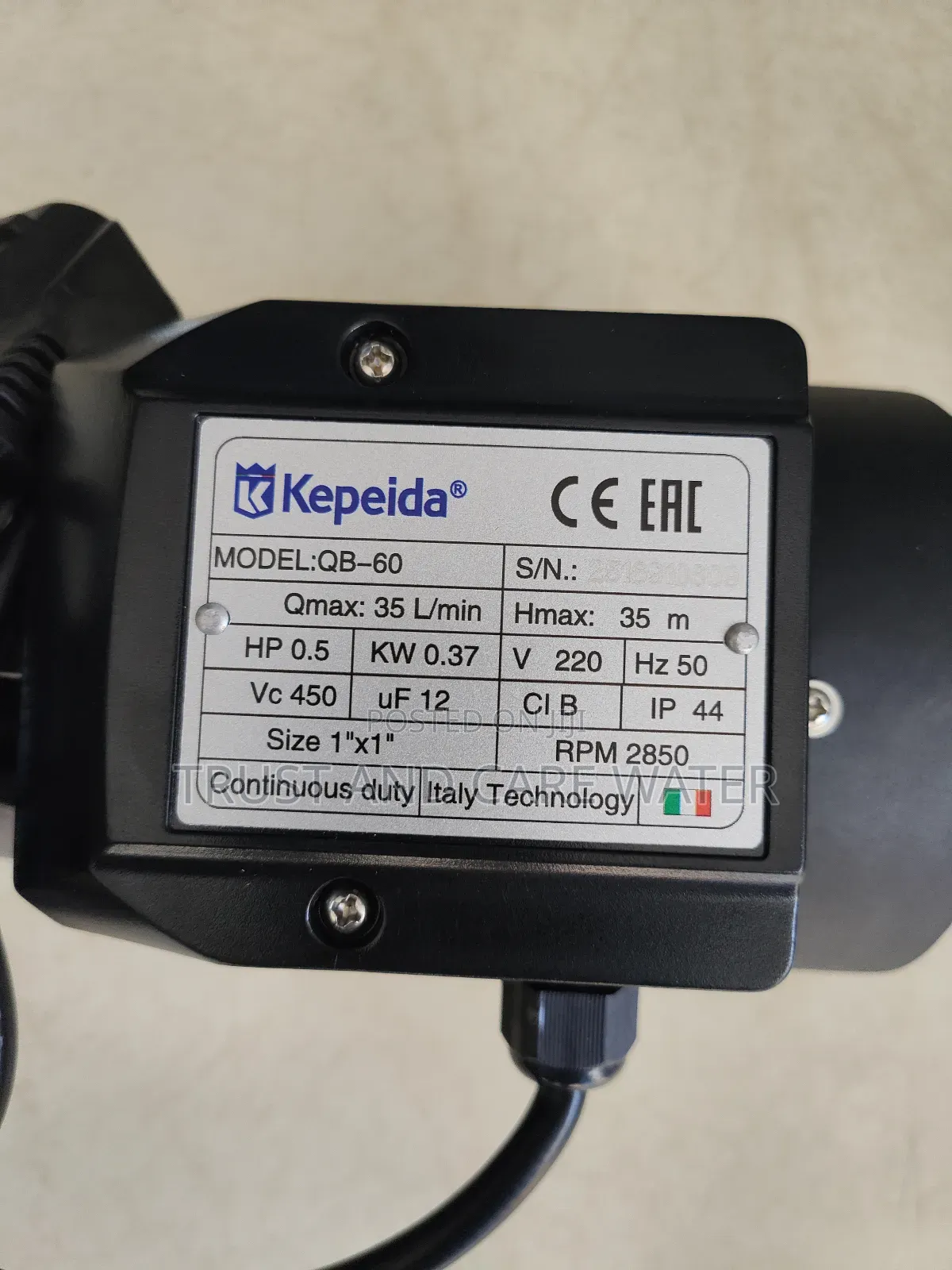 Kepeida Surface Pump 0.5hp