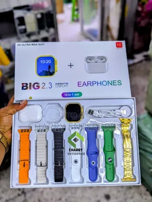 I20 Ultra Max Suit Smart Watch With Pods Mikanda 7 Message Sports Call