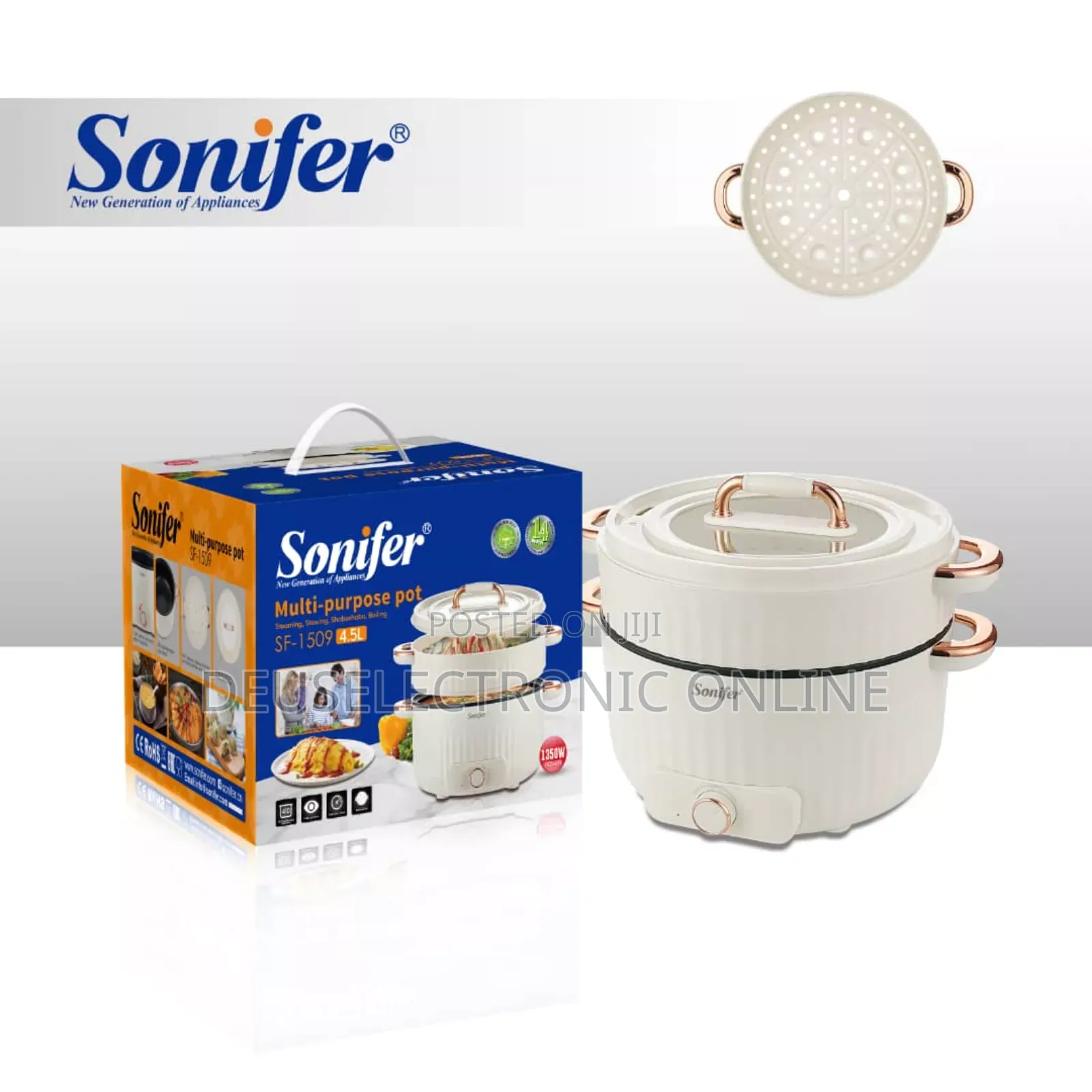 Multi Purpose Cooker Inapika Kila Aina Ya Vyakula L