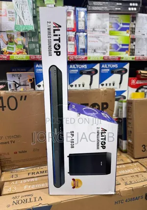 Alitop 2.1 Wired Soundbar System, Model Sp-1038