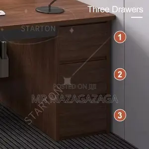 3-Drawer Computer Desk