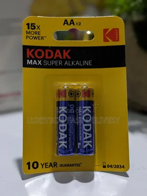 Kodak Max Super Alkaline Aa Batteries (Non-Rechargeable)