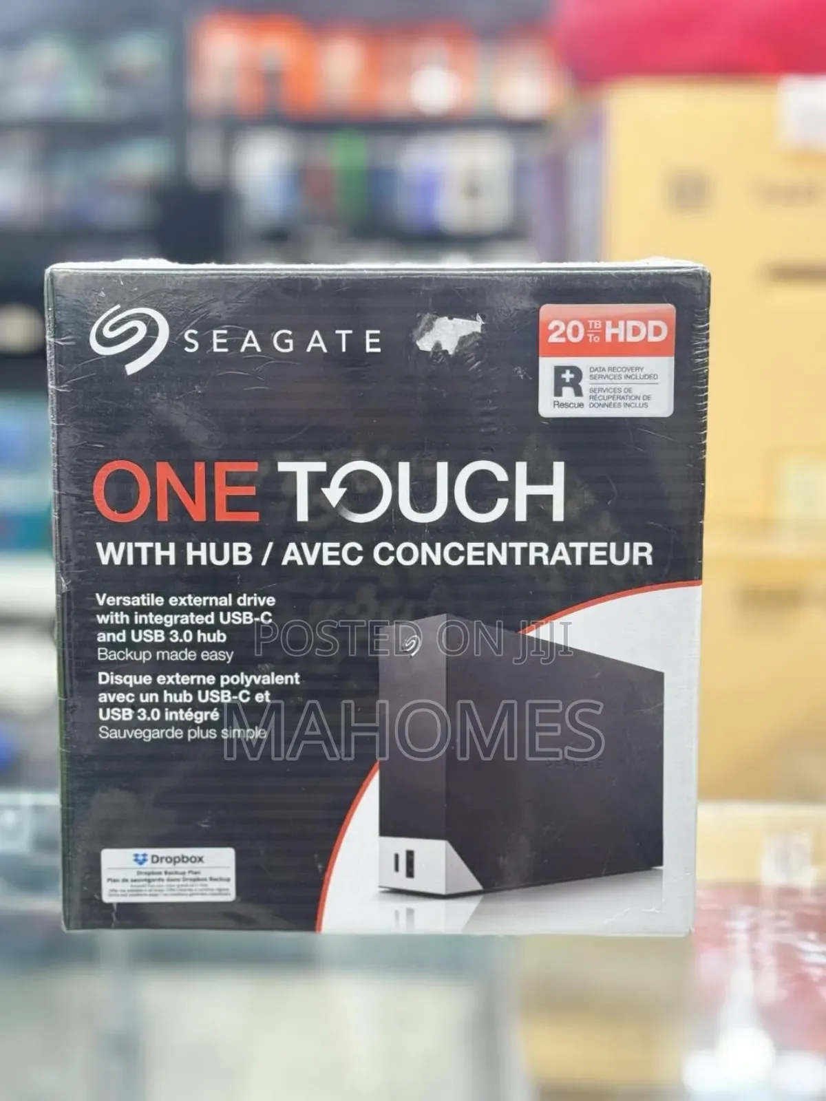 Seagate One Touch With Hub/ Avec Concentrateur Versatile20tb to HDD
