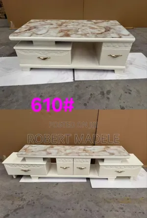 Tv Table and Its Cabinet