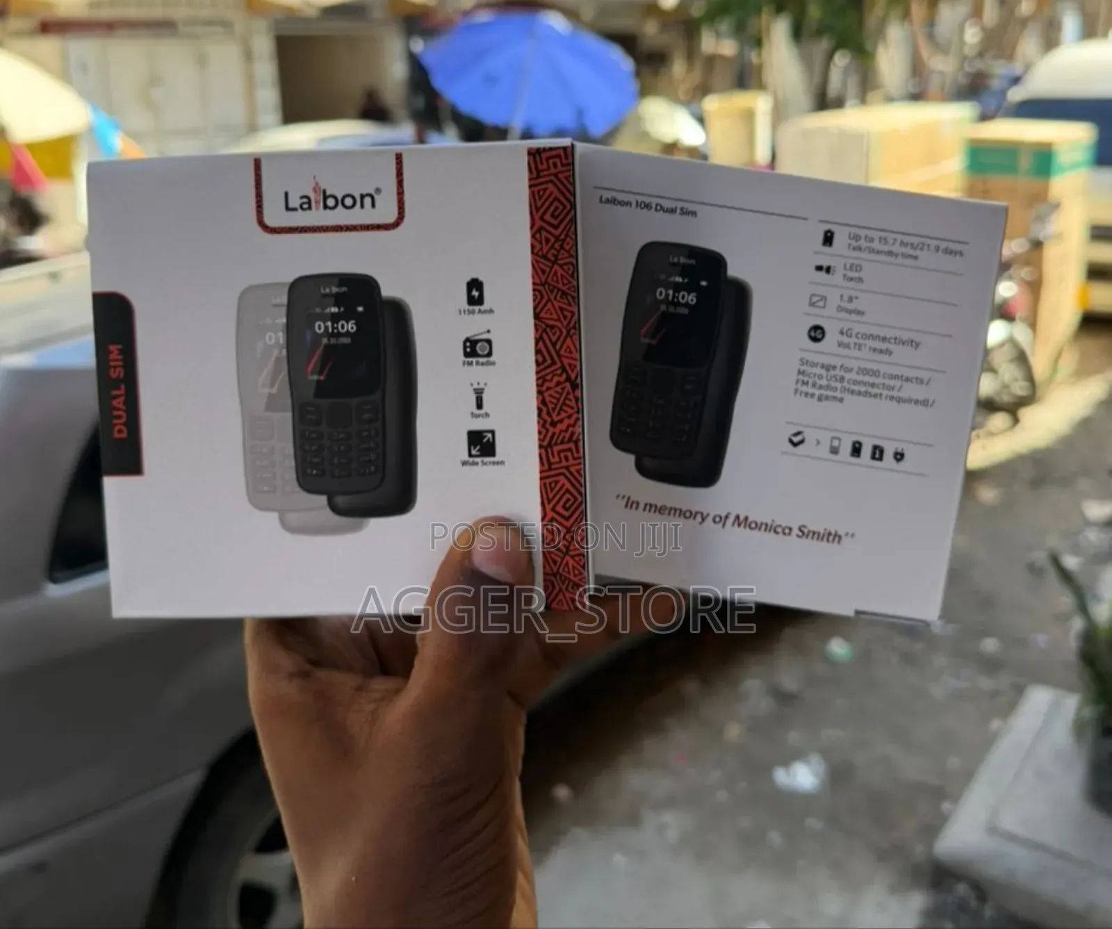 Laibon 106 Dual Sim(Simu Ndogo)